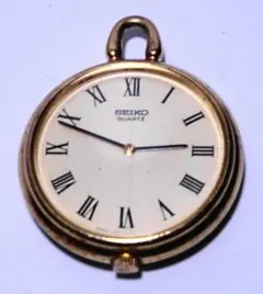 電池交換済】SEIKO セイコー 懐中時計 ゴールド 1400-0800 - メルカリ