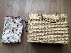 かごバッグ　夏祭り