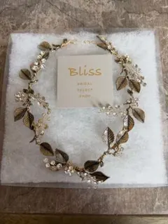 Bliss ブライダルヘッドドレス ゴールド