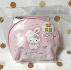 未使用　ハローキティ　サンリオ　Sanrio 雪うさぎ　ポーチ