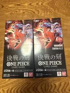ONE PIECEカードゲーム 決戦の刻 新品 未開封2BOX テープカット品