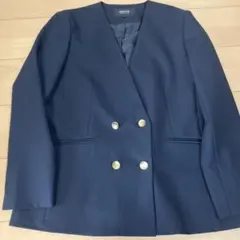 COMME CA ISMＴ／Ｒツイル　ＷブレストノーカラージャケットLARGE