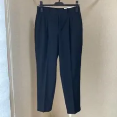 新品未使用品　GU ウォッシャブルテーパードパンツZ サイズM ブラック