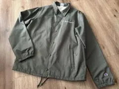 Champion チャンピオン　ナイロンジャケット オリーブ　グリーン　M