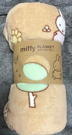 miffy 미피 산호마이어 담요 브라운 140×190cm