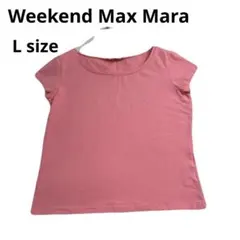 Weekend Max Mara 近年　ラインストーン 半袖 Tシャツ ピンクのサムネイル