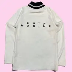 muta MARINE モックネックシャツ 青 - メルカリ