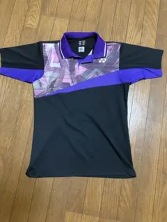 YONEXテニス ゲームシャツ 黒/紫 JP M