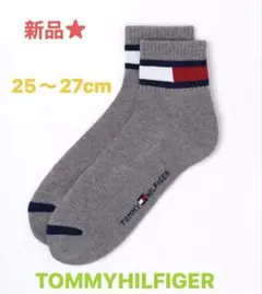 TOMMYHILFIGER★抗菌防臭 足底パイル ソックス★トミーヒルフィガー★のサムネイル