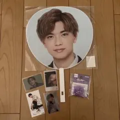 なにわ男子　高橋恭平　ジャンボうちわ、トレカ＆ビーズセット