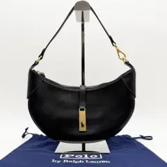 2026年最新】POLO RALPH Polo ID カーフスキン ミニショルダーバッグの