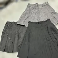 ミニスカート3点セット