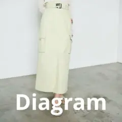 未使用 24SS Diagram グレースコンチネンタル ロング丈 スカート