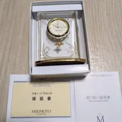 新品未使用　MIKIMOTO 置き時計