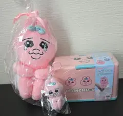 韓国限定おぱんちゅうさぎ ぬいぐるみ マスコット+マスクストッカーのサムネイル