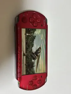 SONY PSP3000 本体　レッド 充電器・バッテリー・メモリー付