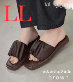 しまむら　yumi ギャザーサンダル　サイズＬＬ