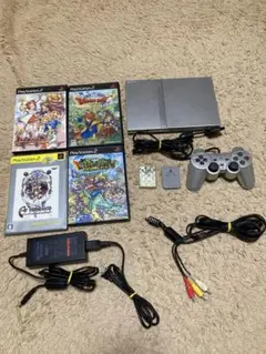 PlayStation 2 本体 SCPH-77000 シルバー　薄型　プレステ