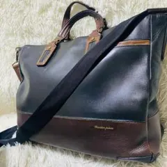 マスターピース masterpiece 2way ビジネスバッグ レザー　大容量のサムネイル