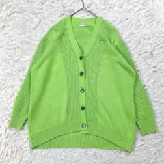【美品】エルメス カシミア ニット カーディガン 38 M相当 ライトグリーンのサムネイル