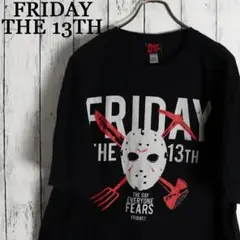 13日の金曜日 オフィシャルビッグロゴ ムービーTシャツ ジェイソン 希少サイズ