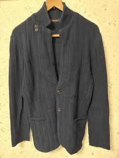 COMME CA MEN ネイビー カーディガン