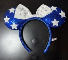 ディズニー 星柄リボン カチューシャ