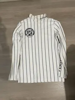 PEARLY GATES ストライプ ハイネックシャツ