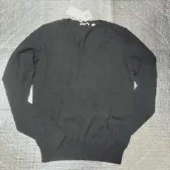 UNIQLO ユニクロ 新品 タグ付 洗濯機OK セーター 黒 オフィス