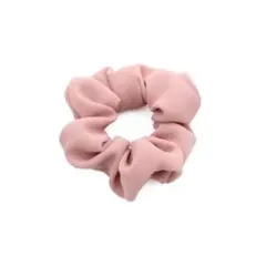 シュシュ 髪飾り レディース ヘアアクセサリー ピンク