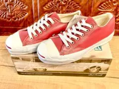 ★90s!USA!希少レア!コンバース ジャックパーセル 赤 レザー 2204★