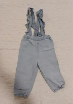 フリル付きライトブルーパンツ 95cm未満