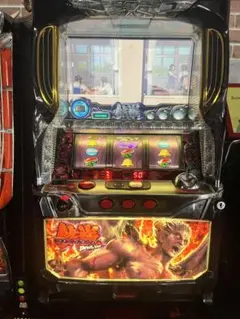テンロウ様 鉄拳 デビル 実機 送料込み コイン不要機付き 山佐 パチスロ鉄拳デビルVer. 中古パチスロ実機 [4ch対応] A-SLOT