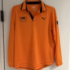 PUMA ゴルフウェア 長袖(オレンジ)