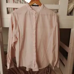 OFALO ピンクストライプ 長袖シャツ