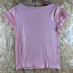 半袖 カットソー レディース Lサイズ 古着 平成 y2k ギャル ファッション