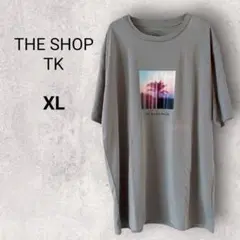 ザショップティーケー メンズ 半袖 Tシャツ XL セージグリーン プリント