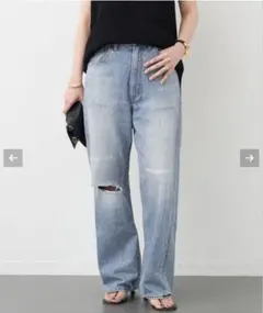 新品未使用】Deuxieme Classe Loose Jeans 34 - メルカリ