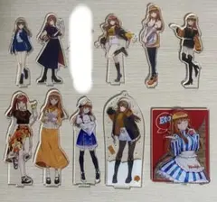 カラフルピーチ からぴち えと しまむら 新ビジュ アクスタ 旧ビジュ 