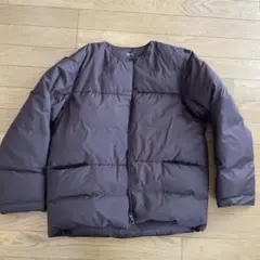 UNIQLO C ユニクロシー　ライトダウンジャケット　ブラウン　S