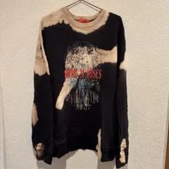 韓国 ラウコハウス Guns N' Rosesブリーチスウェット