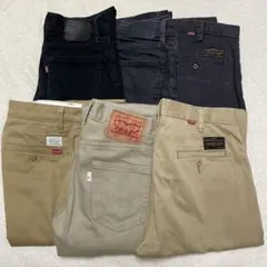 Levi's リーバイス　パンツ6本まとめ売り