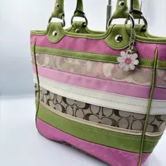 激レア COACH パッチワーク マルチカラー ホーボーバッグ Y2K 374 