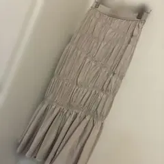 リエンダ　ロングスカート　ライトベージュ