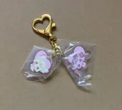 一番くじ　ぷちきゅあ　ツインアクリルキーホルダー　ぷりるん めろろん