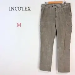▼インコテックス【M】コーデュロイワークパンツ テーパードパンツ カジュアル