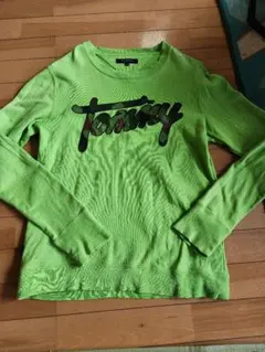 Tommy　トレーナー　グリーン　M　トミー　迷彩