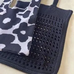 レディース　カバン　トートバッグ　花柄　まとめ売り　二つ