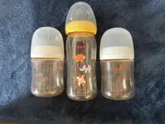 Pigeon 哺乳瓶 160ml2本、240ml1本 計3本セット 動物イラスト