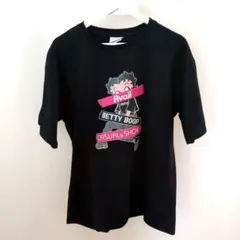 ベティちゃん フロントデザイン T シャツ 黒L